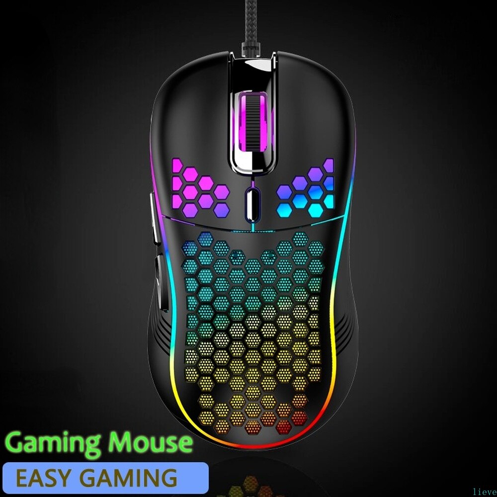 2022 Gaming Mouse USB Wired Mice RGB Backlight 6 Keys Mouse For PC Gaming Mouse Laptop Computer Game Mouse Hollow Mice&amp;Keyboards