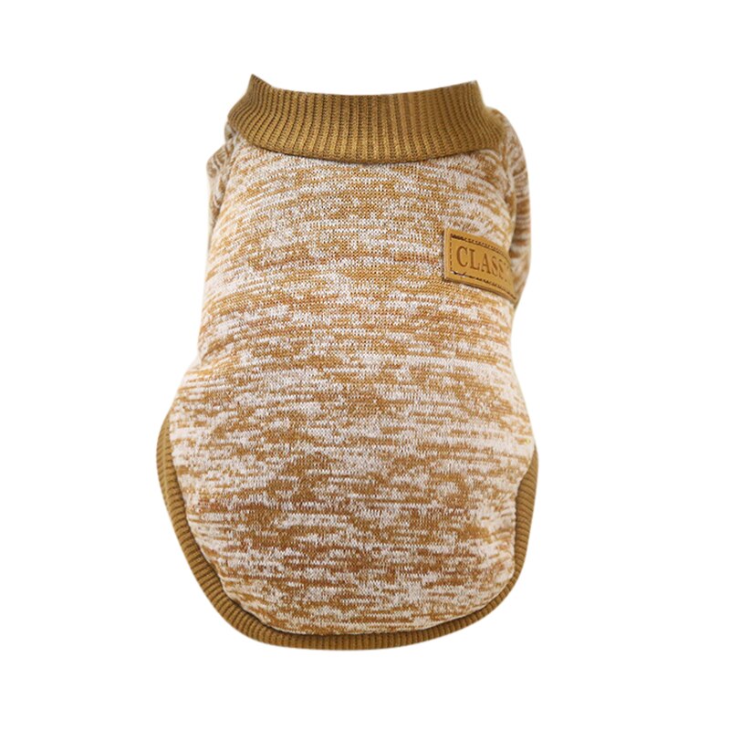 DIDIHOU Dog Sweater Clothes Costume Soft Warm comfortable Apparel For Small Dogs Chihuahua Supplies Sweater Clothes Costume Soft: Black / M