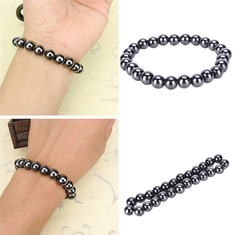 Black Magnetiet Malachiet Vele Kleuren Crystal Healing Bangle Magnetische Hematiet Gezondheid Armband Voor Vrouwen Mannen: 4