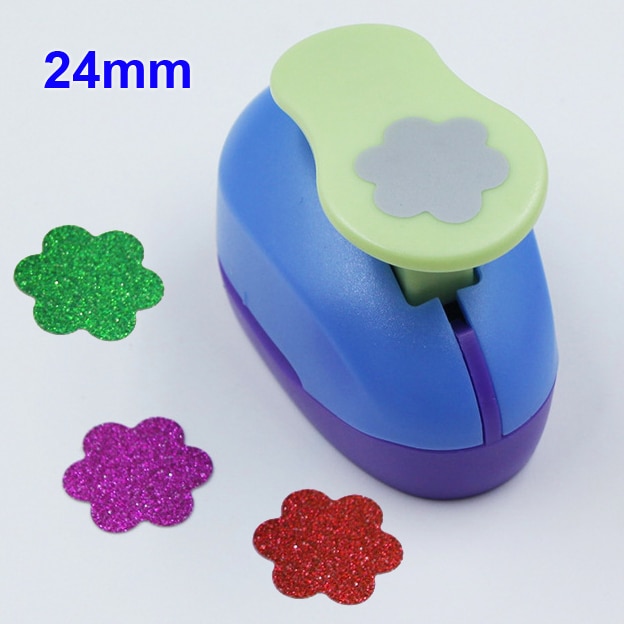 2.5cm Scrapbook Punches Handmade Cutter Card Craft Calico Printing DIY Eva Foam Paper Punch Hole Puncher Shape Clip Photo: Sixflower
