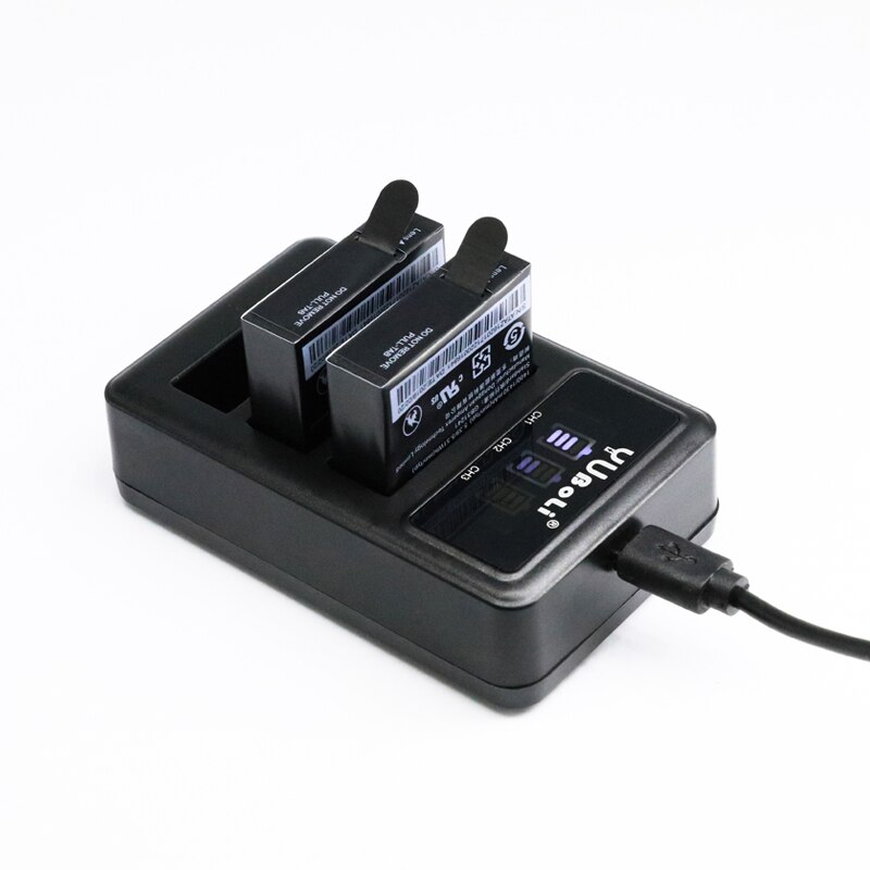 1400mAh Xiaomi Yi Batteries +3 ways USB Charger for yi Xiaomi Yi Action Camera International Version camera
