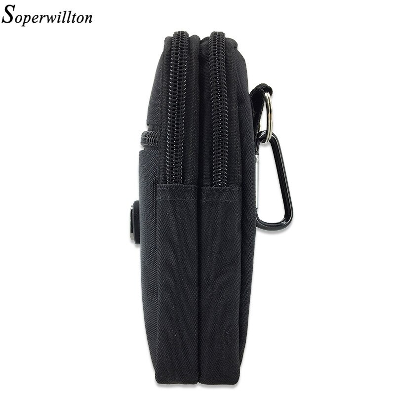 Soperwillton saszetka na pasek talii pakuje piterek telefon torba Wateproof 1680D Oksford gąbka ochrona mężczyźni kobiety mężczyzna kobieta #806