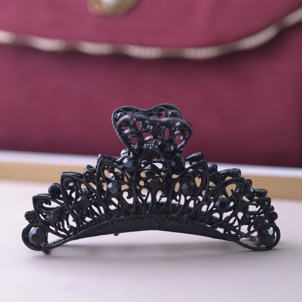 2022 wysokiej jakości kobiety eleganckie złoto srebro z dziurką geometryczne metalowe do włosów pazur Vintage spinki do włosów z pałąkiem na głowę spinka do włosów akcesoria: 13