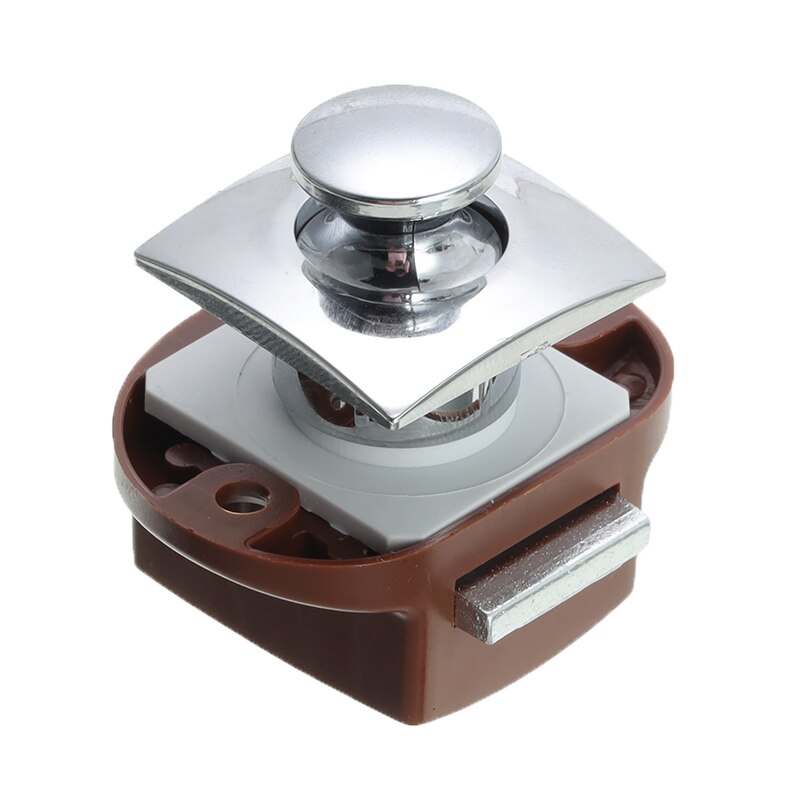 Universele Camper Auto Push Lock Rv Caravan Boot Thuis Kast Deurknop Diameter 20Mm Motor Mini Knop Sloten Lade klink