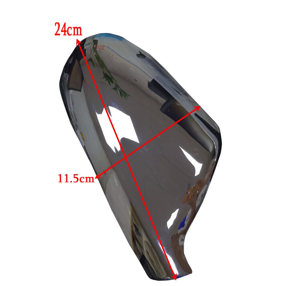 Cubierta de espejo cromado para Peugeot 307 CC SW, cubierta de espejo retrovisor de coche, carcasa de espejo de ala, embellecedores