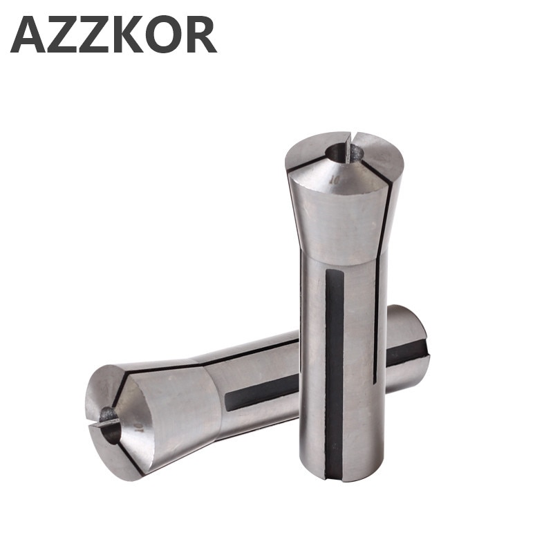 Morse taper R8 Round Clamping Collet Carbon steel Suitable for R8 spindle taper hole milling machines,grinding machines AZZKOR