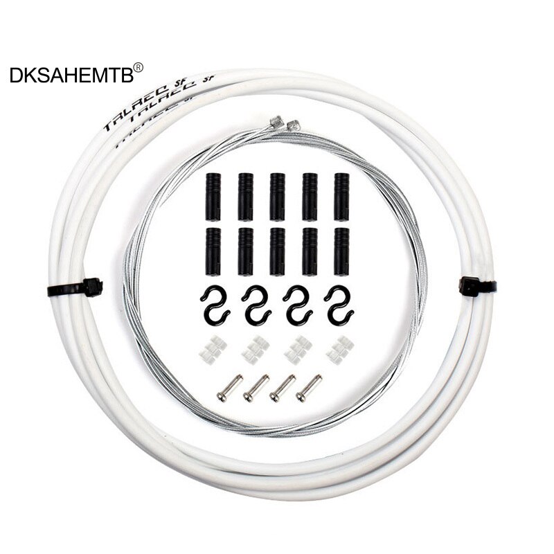 Bicycle Brake Cables Universal MTB Mountain Road Bike Shift Line Bicycle Derailleur Shifting Lever Wire Line Bike Parts MJ: White Shifting 4mm