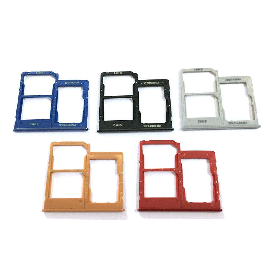 10pz Supporto Del Vassoio Sim per Samsung galassia A40 / A2 nucleo / A260 SIM carta Vassoio della Fessura Del Supporto Adattatore presa di Parti di Riparazione