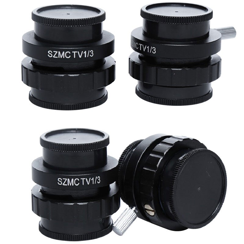 0.3X 0.5X c-mount lentille 1/2 1/3CTV Microscope caméra adaptateur pour caméra numérique vidéo trinoculaire stéréo Microscope réduction lentille
