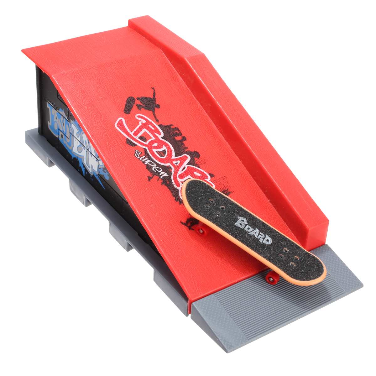 Finger deskorolki Skate części rampy zestaw zabawka pełne rowerowe palce Sport treningowy podstrunnica zabawki Skate Park Ramp zabawka dla dzieci: B