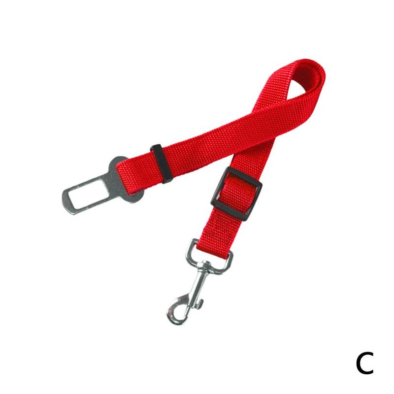 Huisdier Kat Hond Veiligheid Voertuig Autogordel Mascotas Hond Veiligheidsgordel Harnas Lead Clip Honden Supplies Accessoires Voor Auto Reizen: Rood