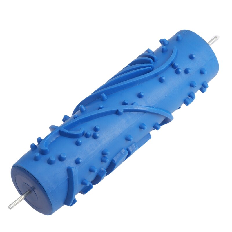 7Inch 3D Rubber Wall Decorative Painting Roller, Patterned Roller Wall Decoration Tools Without Handle Grip, Rose Roller