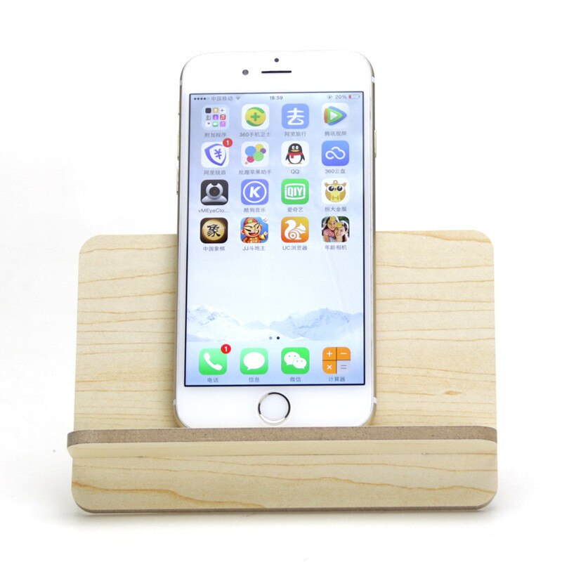 Multi-function DIY Cross MDF Desktop Stand Holder For Phone Pad Tablet Desk Display Storage Bracket Seat 2size