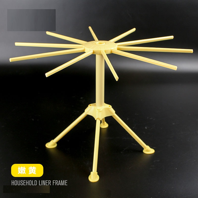Pasta Noodle Drying Rack Noodle Stand Dryer Cooking Gadget: Yellow