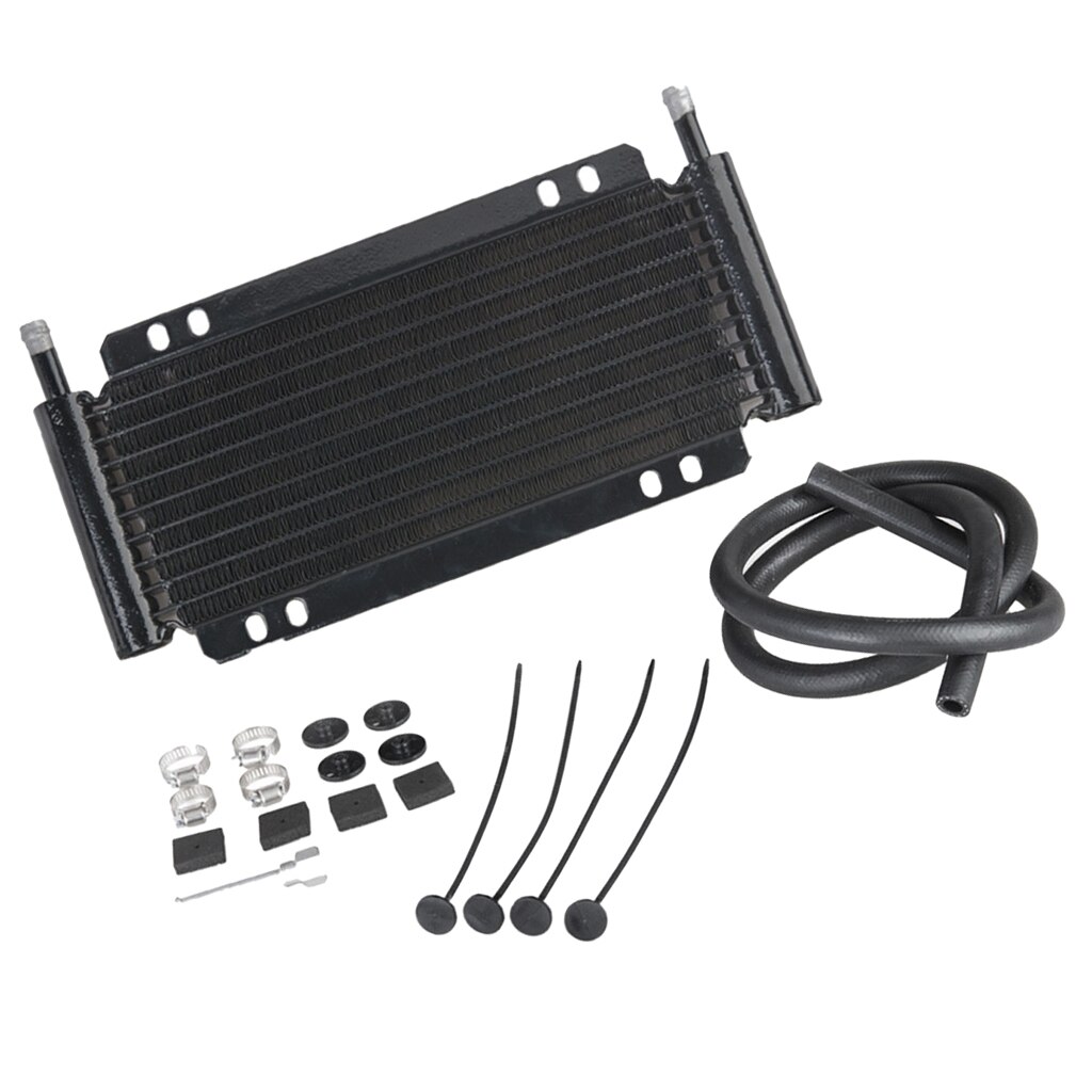 11-Row Engine Transmission Oil Cooler Kit | Transmission/Gearbox Oil Cooler