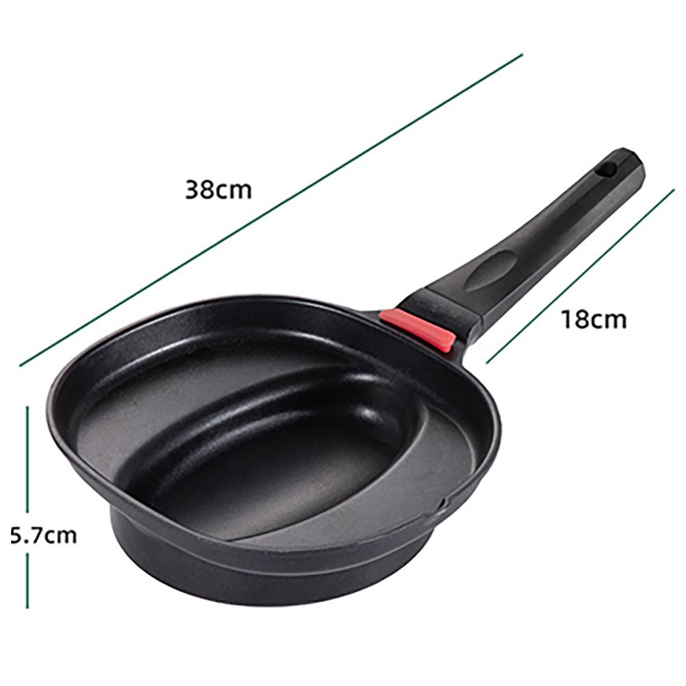 Kitchen Japanese Style Omurice Pan Non-Stick Frying Pan Economical Cooking Dish Fuel Gas Commercial Use