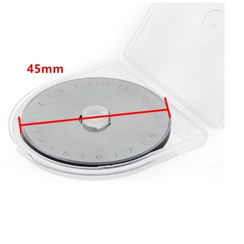 10pcs 45MM/28MM Rotary cutter blades Patchwork Fabric Leather Craft Circular Paper Colth Cut Refill Sewing Quilting