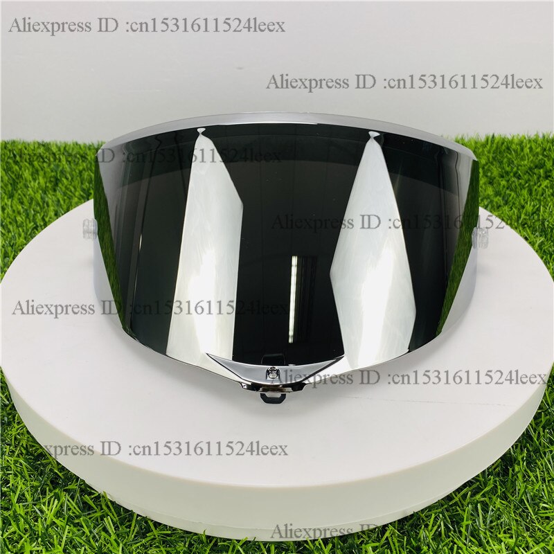 Single Hole Motorcycle Helmet Full Face Shield Sun Visor for Pista GPR GPRR: Silver