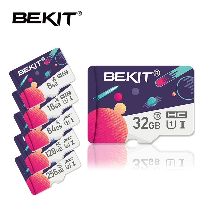 Bekit micro sd card 32gb 64gb 128gB 256gb 16gb 8gb memory card microsd card SDXC SDHC class 10 Flash drive for smartphone camera