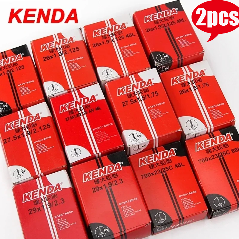 2 st kenda innerslang cykel 20/26/27.5/29/700c/23c schrader presta butylgummi mtb racercykel slang innerdäck cykeldelar