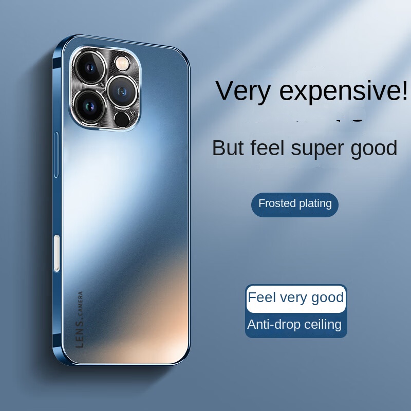Fully Protective Cover with Shockproof and High-end , Case for iPhone 16Pro, 15, 14, 13, 12 Pro Max,: PP / Blue