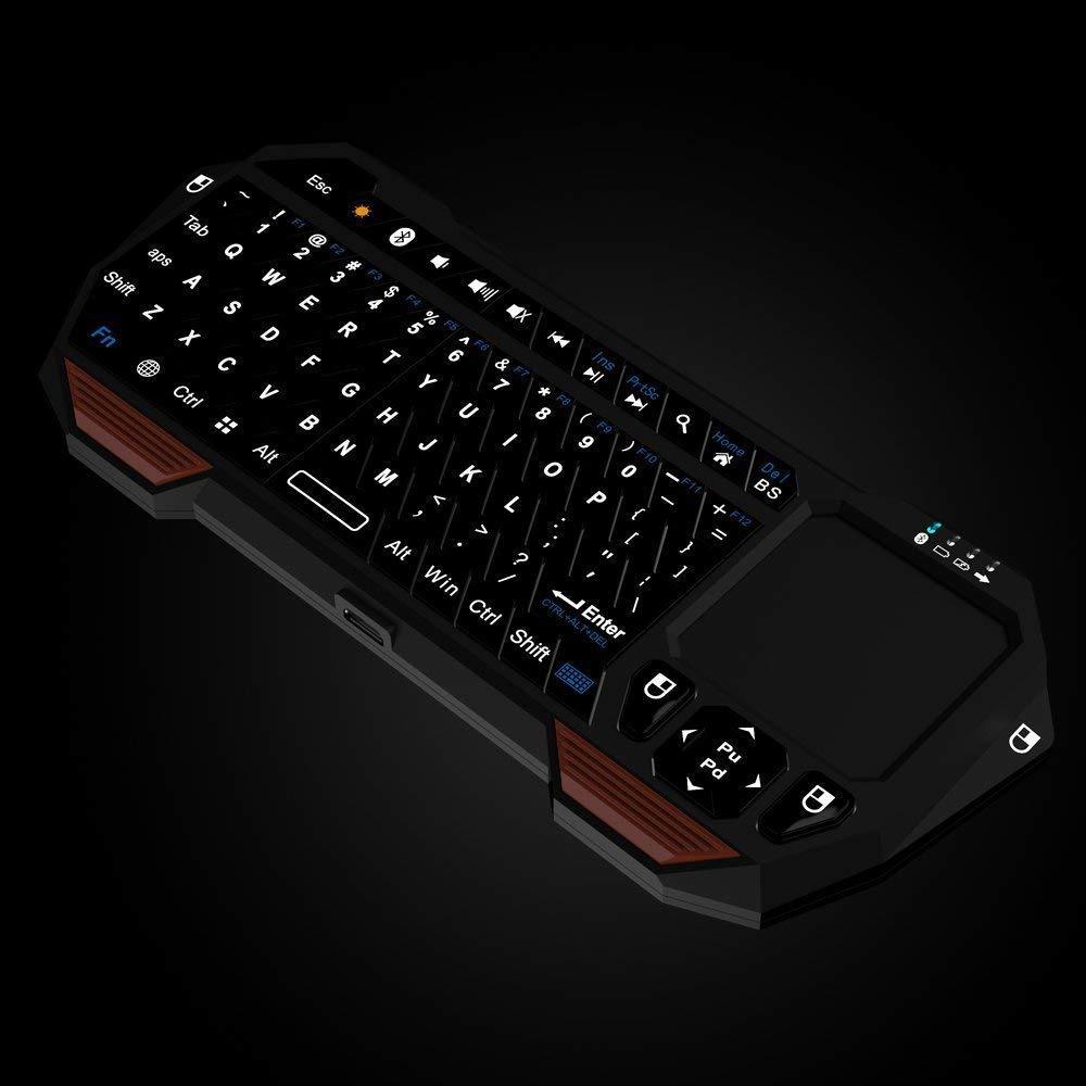 Jelly Comb – clavier sans fil Bluetooth 3.0, avec pavé tactile, pour Smart TV, ordinateur Portable, compatible avec windows IOS, système Android