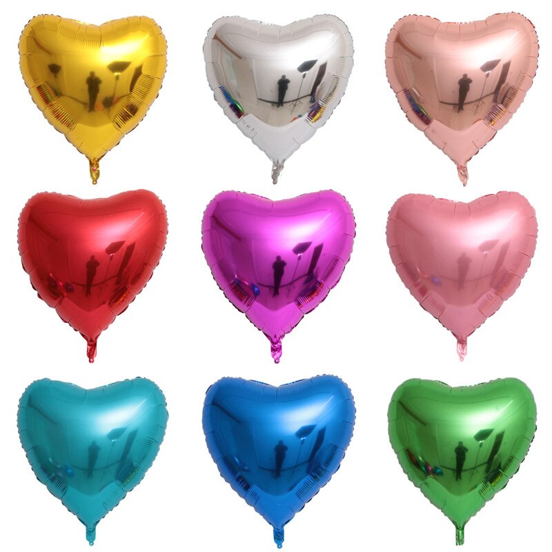 9 Stks/partij 30 Inches Grote Folie Ballon Zoete Hartvormige Ballonnen Valentijnsdag Bruiloft Decoratie