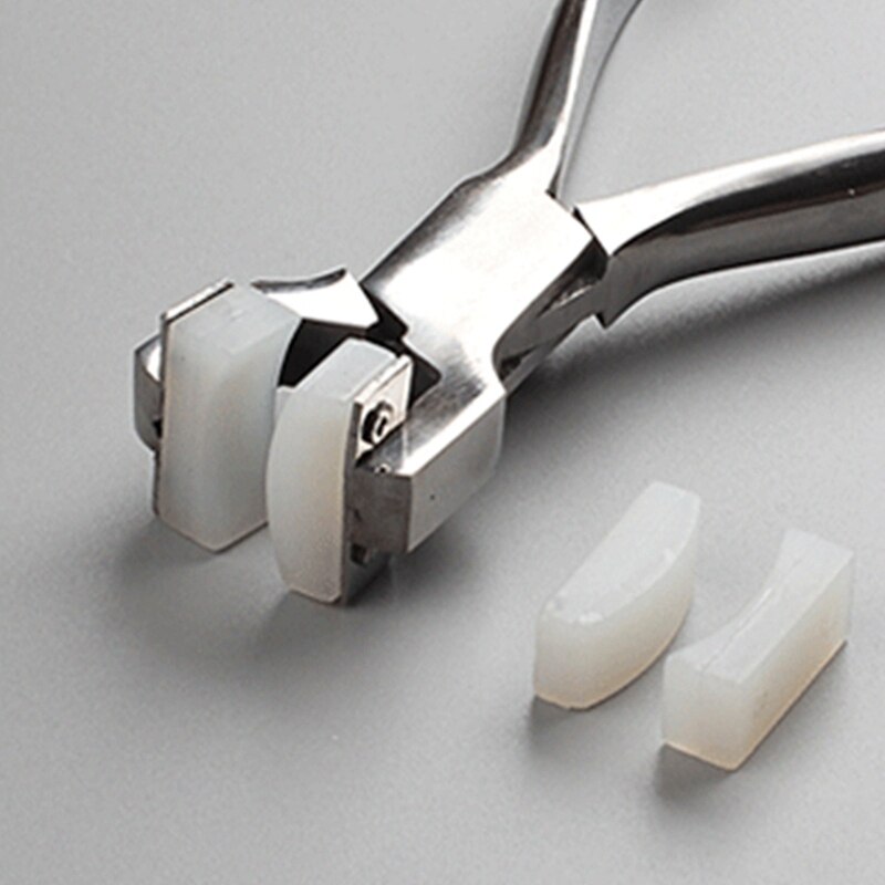 Gereedschap roestvrij staal nylon sieraden reparatie gereedschap kop platbektang huishoudelijk handgereedschap voor thuisgebruik brillen reparatie gereedschap