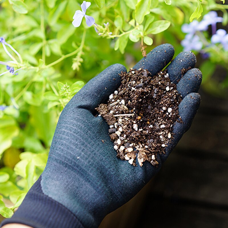 2 Pairs Tuin Yard Outdoor Werk Waterdichte Werkhandschoenen Voor Vrouwen &amp; Mannen Latex Coated Werkhandschoenen Ademende Diy Handschoenen