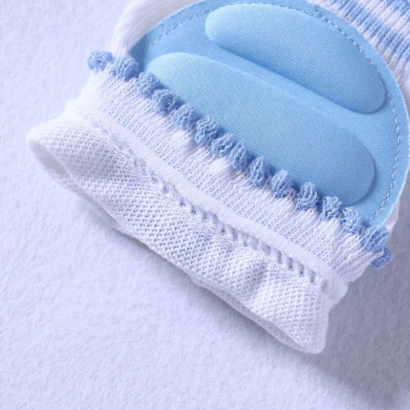 Barn knäskål som andas knäskydd krypande benkuddar armbågskuddar småbarn -m15