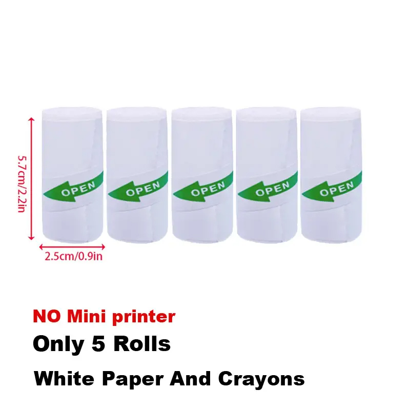 Mini impresora portátil de impresión térmica, máquina de impresión inalámbrica sin tinta, de bolsillo, autoadhesiva, para etiquetas y fotos: Rosa