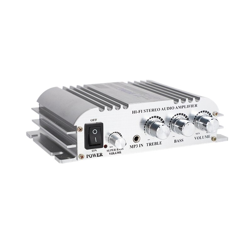 Hongxing 168Ah Car Amplifier Sound Mode Radio Mp3 Speaker Led Hi-Fi 2 Channel Mini Power Player Support Cd Dvd For Auto Motorcyc