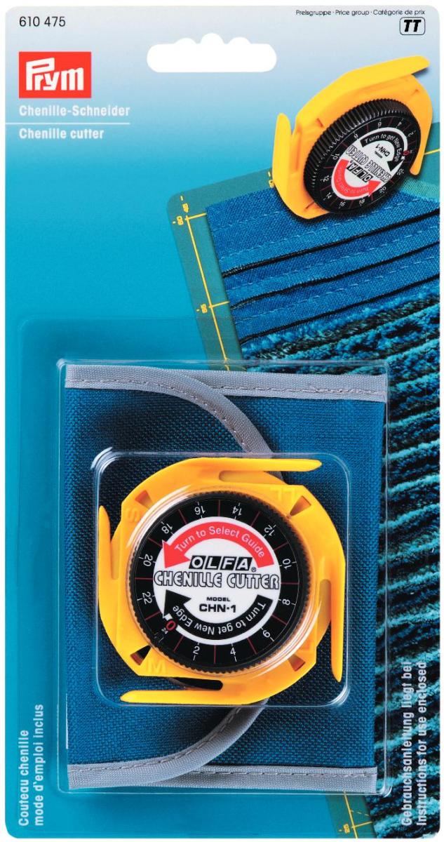 PRYM-cortador de chenilla 610475, 611280 de papel cuadrado, 87,5x62,5cm, 611331 cinta para colchas de modista de 6mm x 9m ,611361 pesos de fijación: 610475