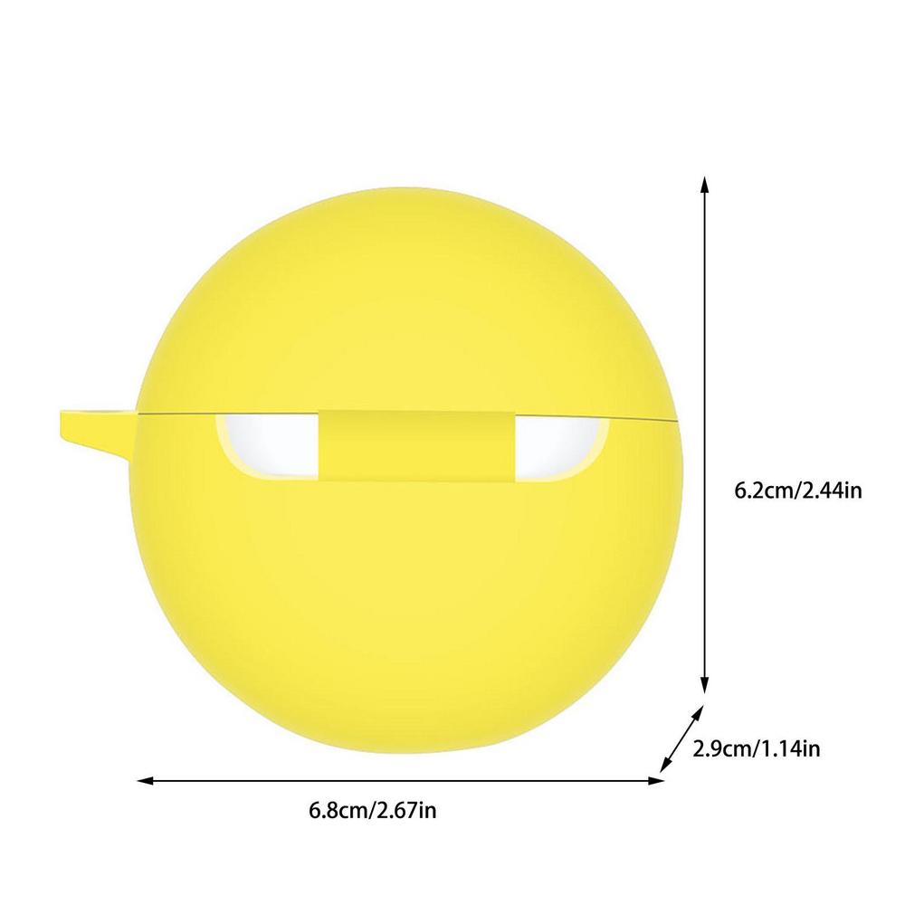 Wireless Earphone Case For OPPO Enco Buds 2 Earphones Shockproof Anti Lost Silicone Shell Anti Dust Protective Air Buds Cover: Yellow