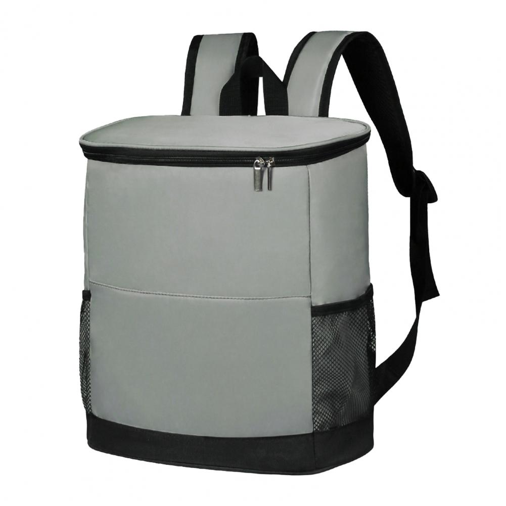 35L extra grote thermische voedselzak, rugzak, koeltas, koelkastdoos, vers houden van voedsel, levering, rugzak, geïsoleerde koeltas: WIT