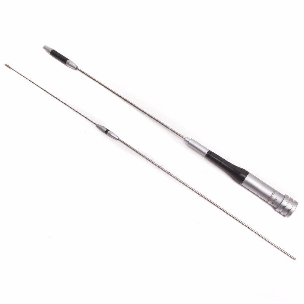 SG-7500 de diamante de doble banda UHF/VHF, 144/430MHz, de acero inoxidable, 150W, 3,5/6.0dBi, antena de ganancia SG7500 para Radio móvil de coche HamAmateur