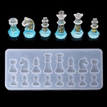 Internationalen Schach bilden Silikon bilden DIY Tonne UV Epoxid Harz bilden Anhänger Formen für schmuck