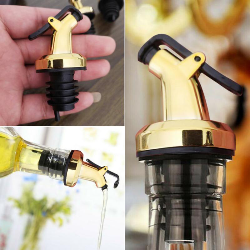 Aceite de oliva del rociador del licor de cerradura de ABS vino Pourers Flip Top beber vino tapón a prueba de fugas Bar comedor de herramientas de cocina