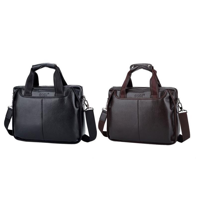 Hommes affaires mallette sacoche ordinateur portable sac bandoulière messager sac à main ordinateur de bureau en cuir ordinateur portable sacs pour homme Documents sac