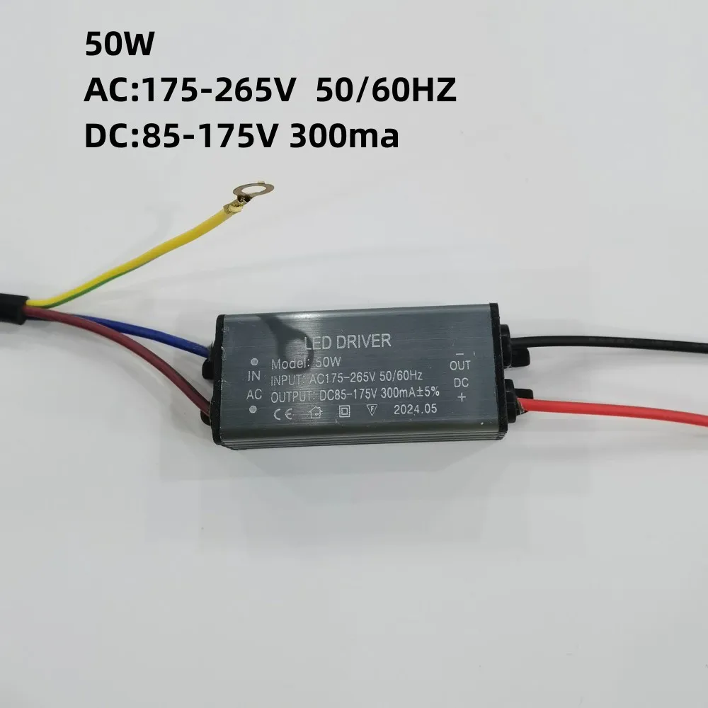 DIY hochhelles Weiß für Flutlichtlampe, Lichtquelle 50 W, 100 W, 150 W, mit Netzteil-Treiber, LED-COB-Chip: MULTI