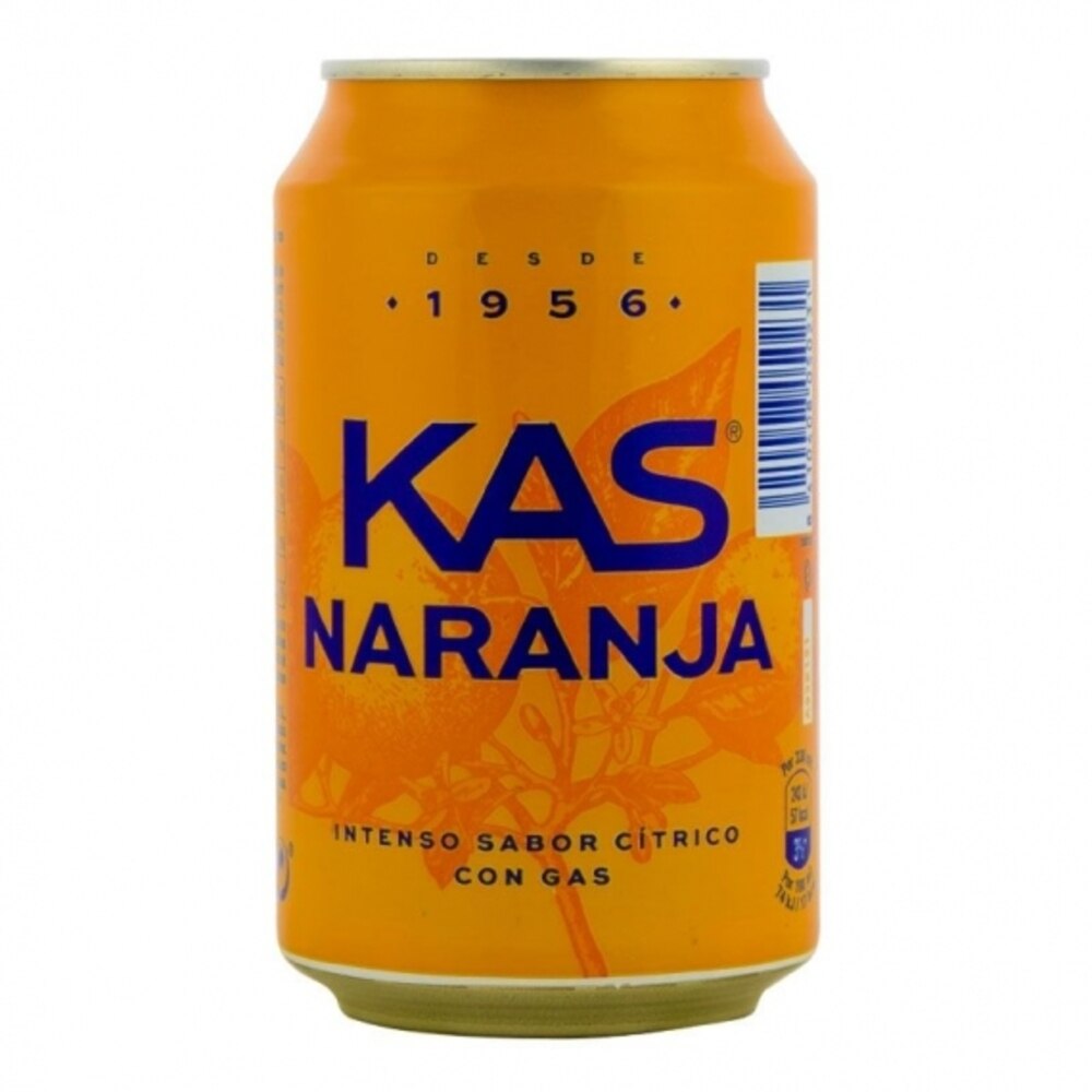 Kas naranja 33 cl pack 24 latas