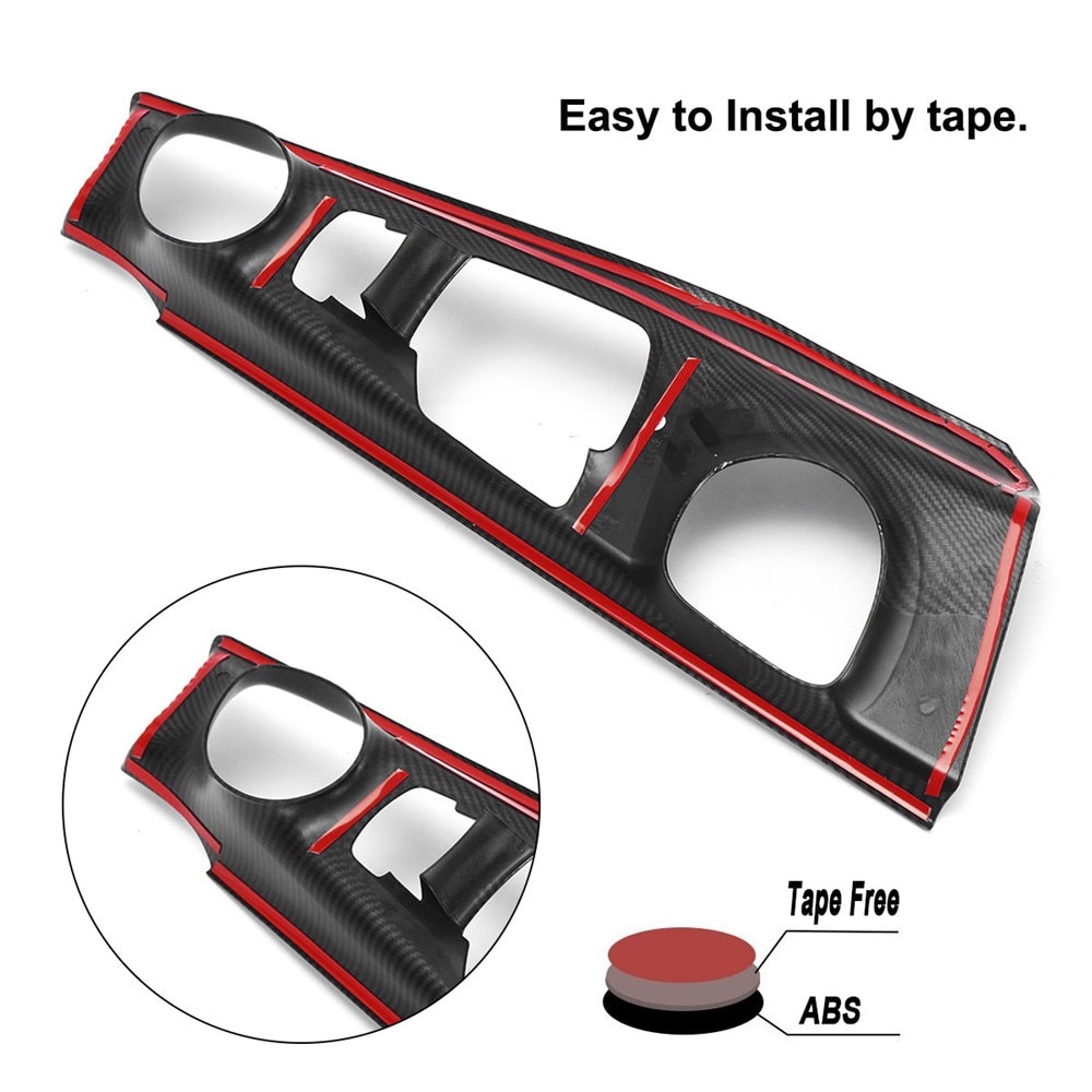 Car Accessories Console Gear Shift Panel Decoration Cover Trim Water Cup Decal Strips for Toyota CHR C-HR LHD
