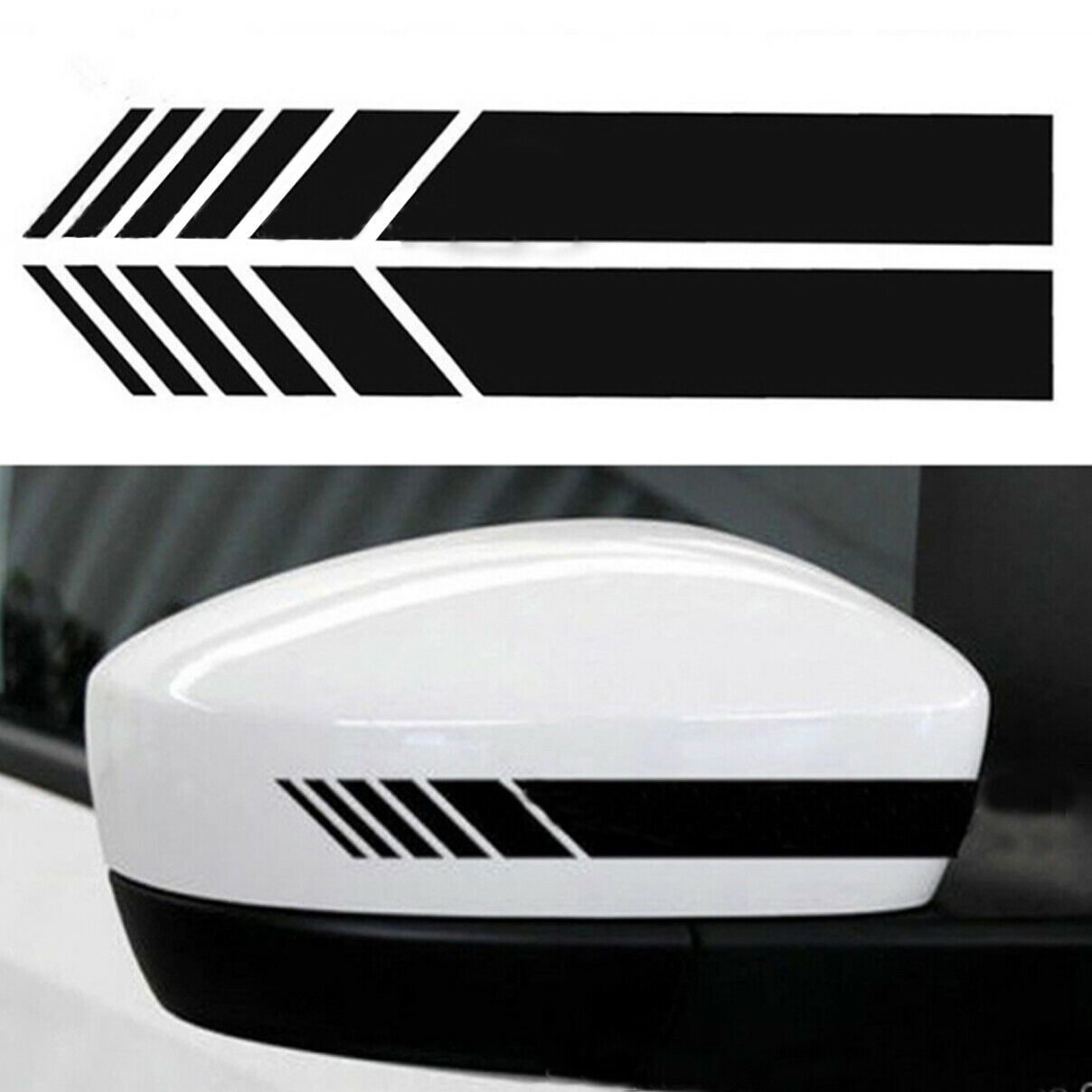 6Pcs set Car Side Body Sticker Graphics Hood Mirror Vinyl Decal Universal