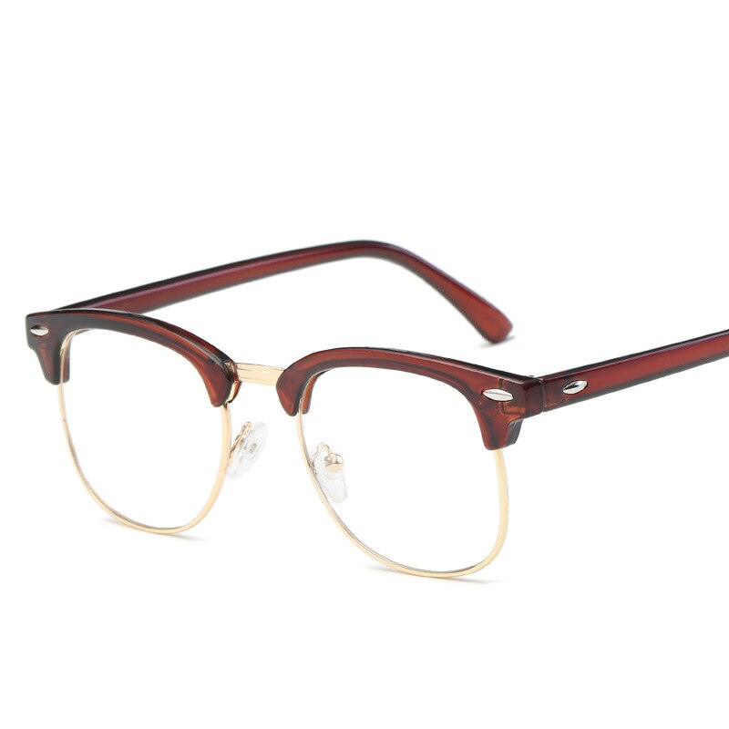 Spectacles Half Frame Brightzone Spectacle Half Frame Myopia Anti Blue L... – Grandado