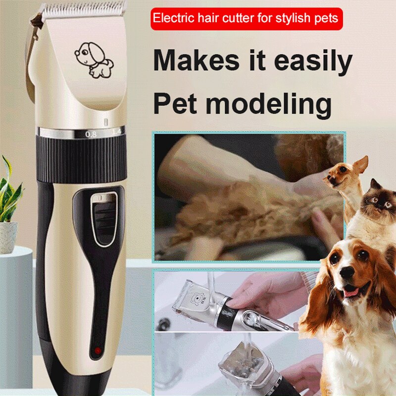 Dog Electric Clippers Pet Hair Trimmer Puppy Grooming Electric Haircut Cutter Shaver Trimmer Set Accessories