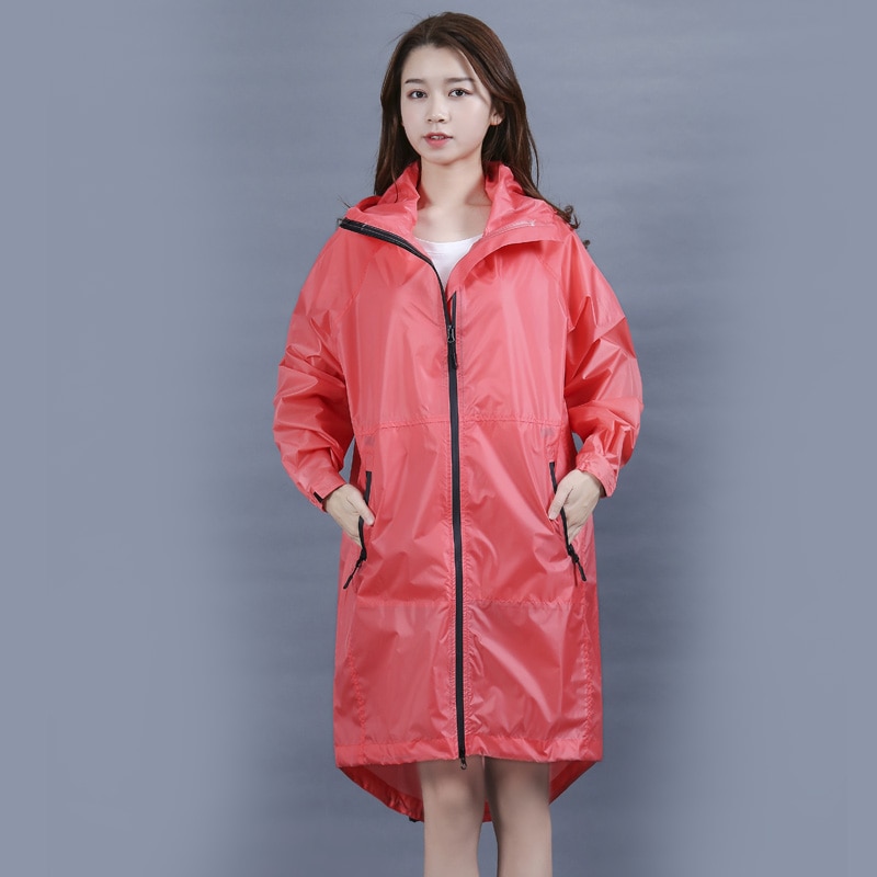 Lange Dünne Regenmantel Frauen Männer Wasserdichte kapuze Rucksack Regen Mantel Ponchos Jacken mantel Weibliche Chubasqueros Große Größe