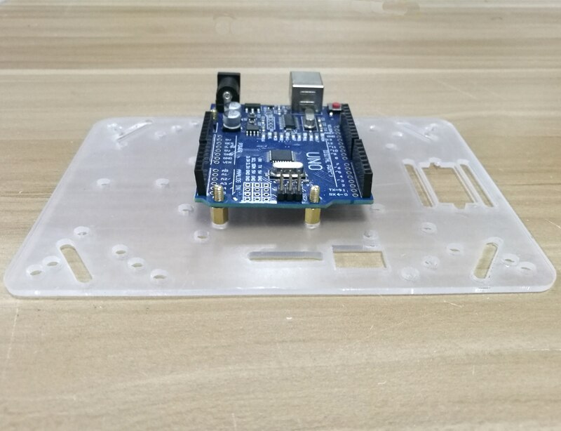 DOIT Niedrigen Preis Transparent 148*102mm Acryl Platte für Arduino, Raspberry Pi, Kunststoff Rahmen, smart Auto Chassis