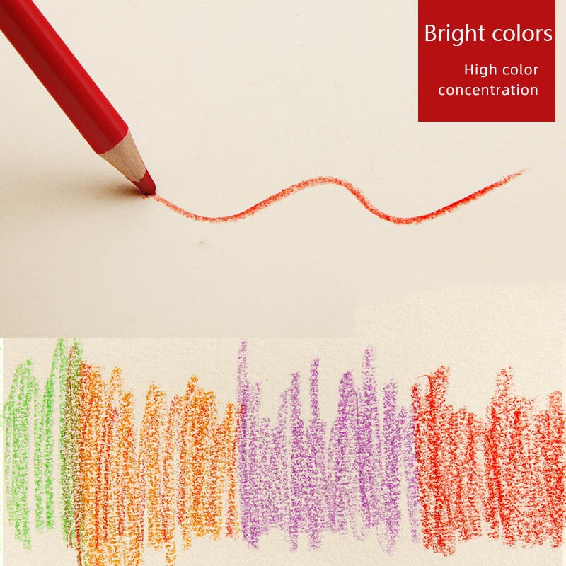 NYONI 12/24/36/48/72/120 Colors Colored Pencils Oil-based Lapis De Cor Soft Core Art Supplies