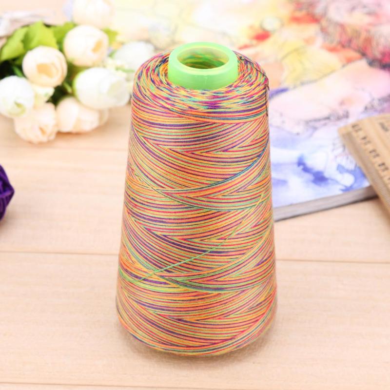 arc-en-ciel point de croix fils à coudre fil Textile tissé ligne de broderie accessoires de couture outils de bricolage