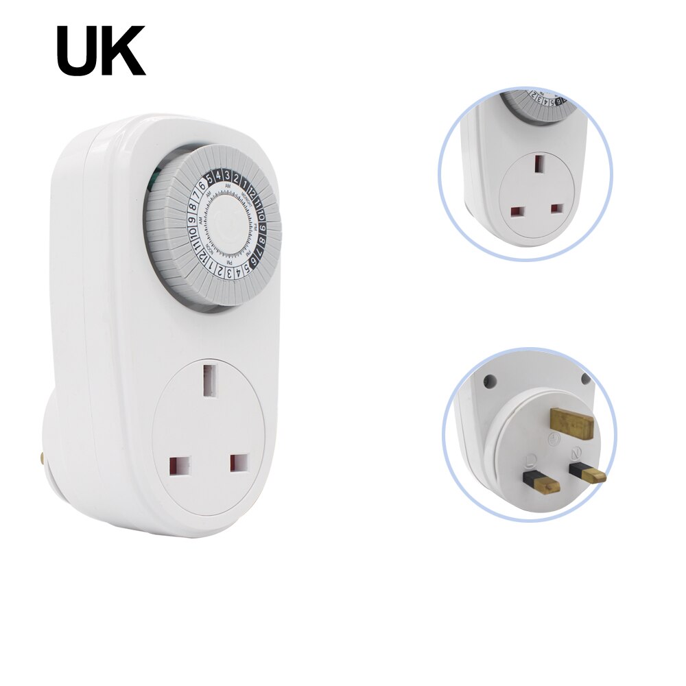 Manhua germany plug -in 230 vac 16a gmt 02a mekanisk energibesparende køkken-timer-switch til hjemmebrug